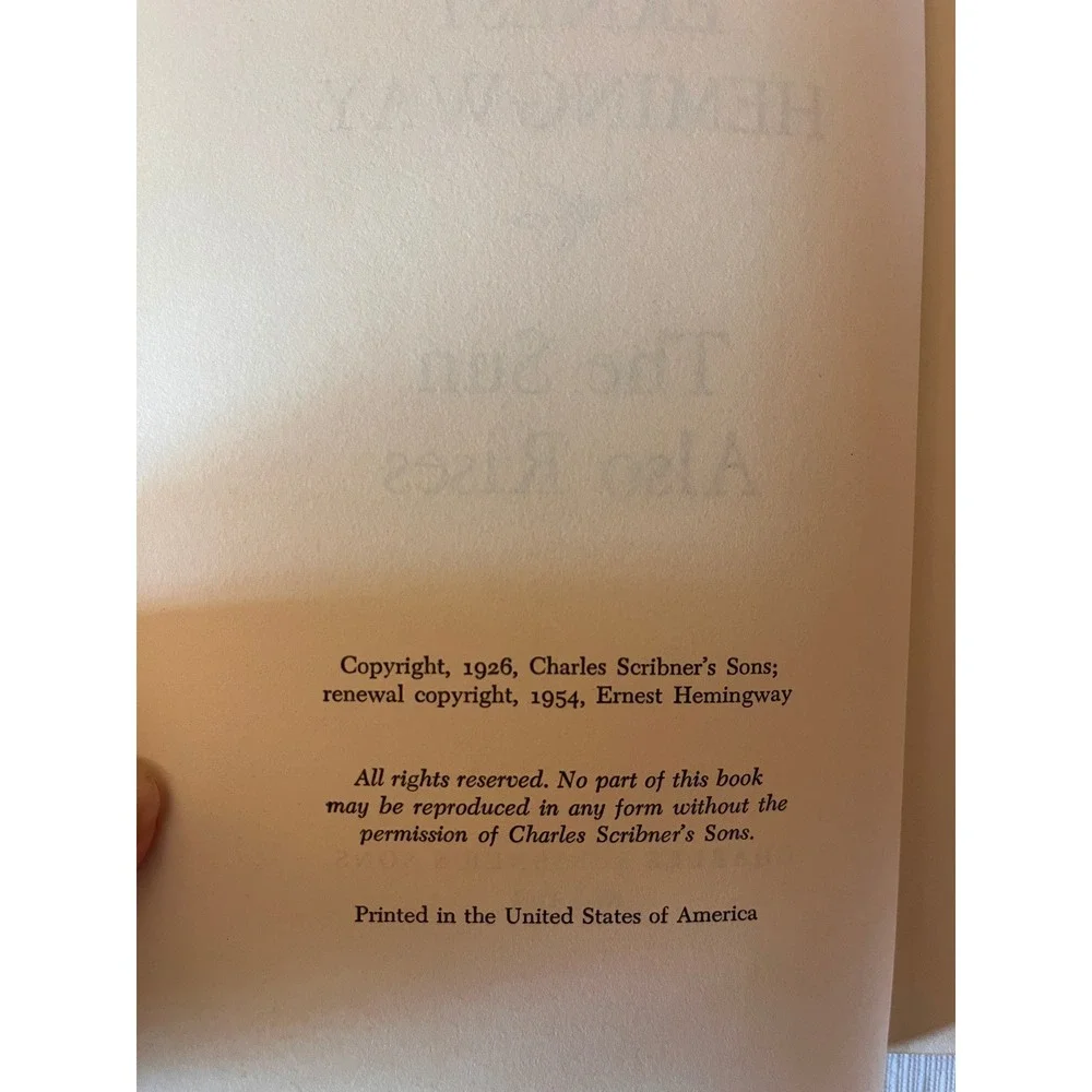 Ernest Hemingway 3 Book Set For Whom the Bell Tolls Sun Also Rises Farewell Arms